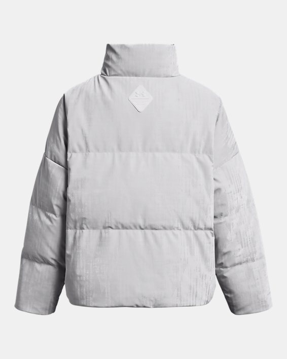 Women's ColdGear® Infrared Down Puffer Shine Jacket, Gray, pdpMainDesktop image number 7